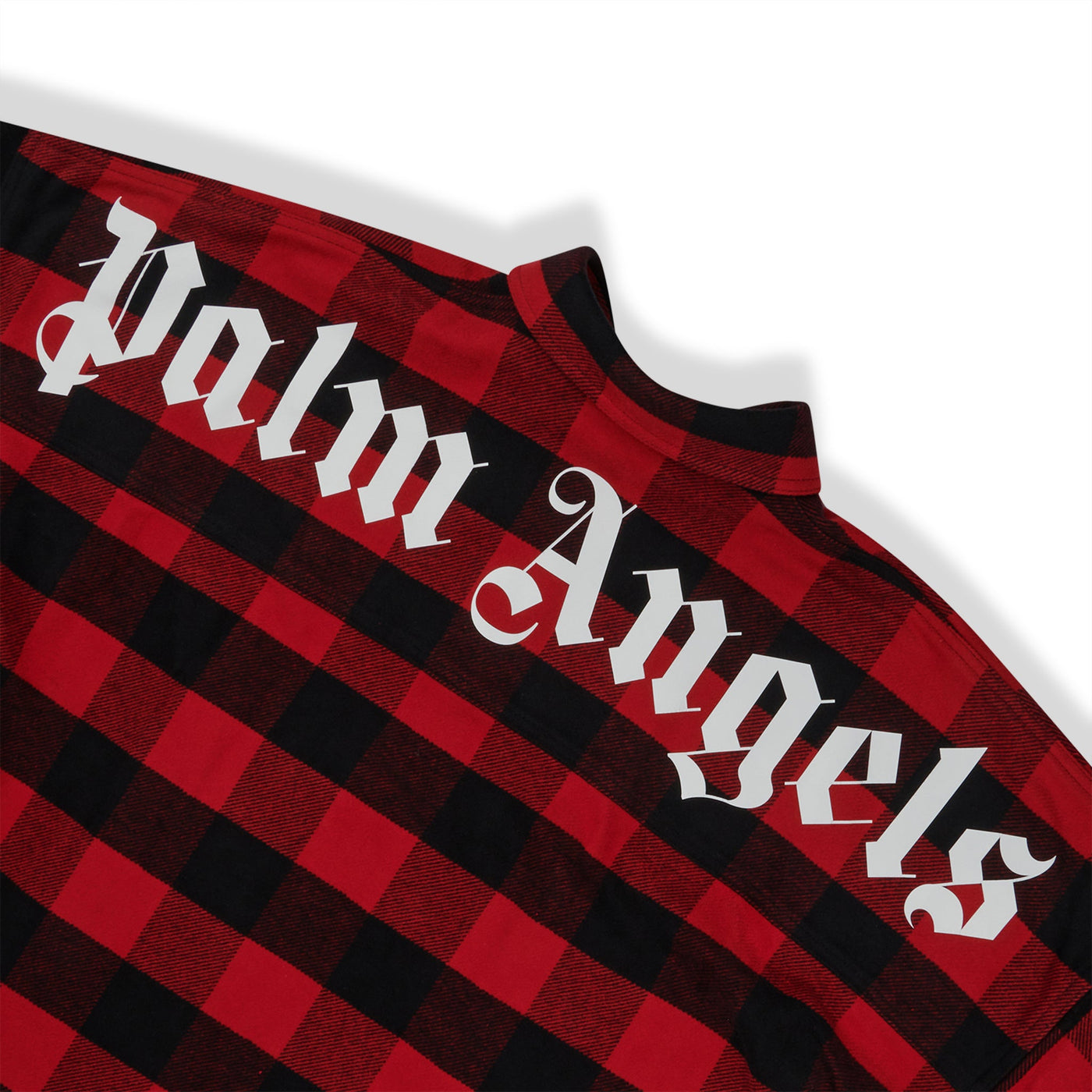 Chemise Palm Angels Check Flannel Rouge Shirt — vue 3