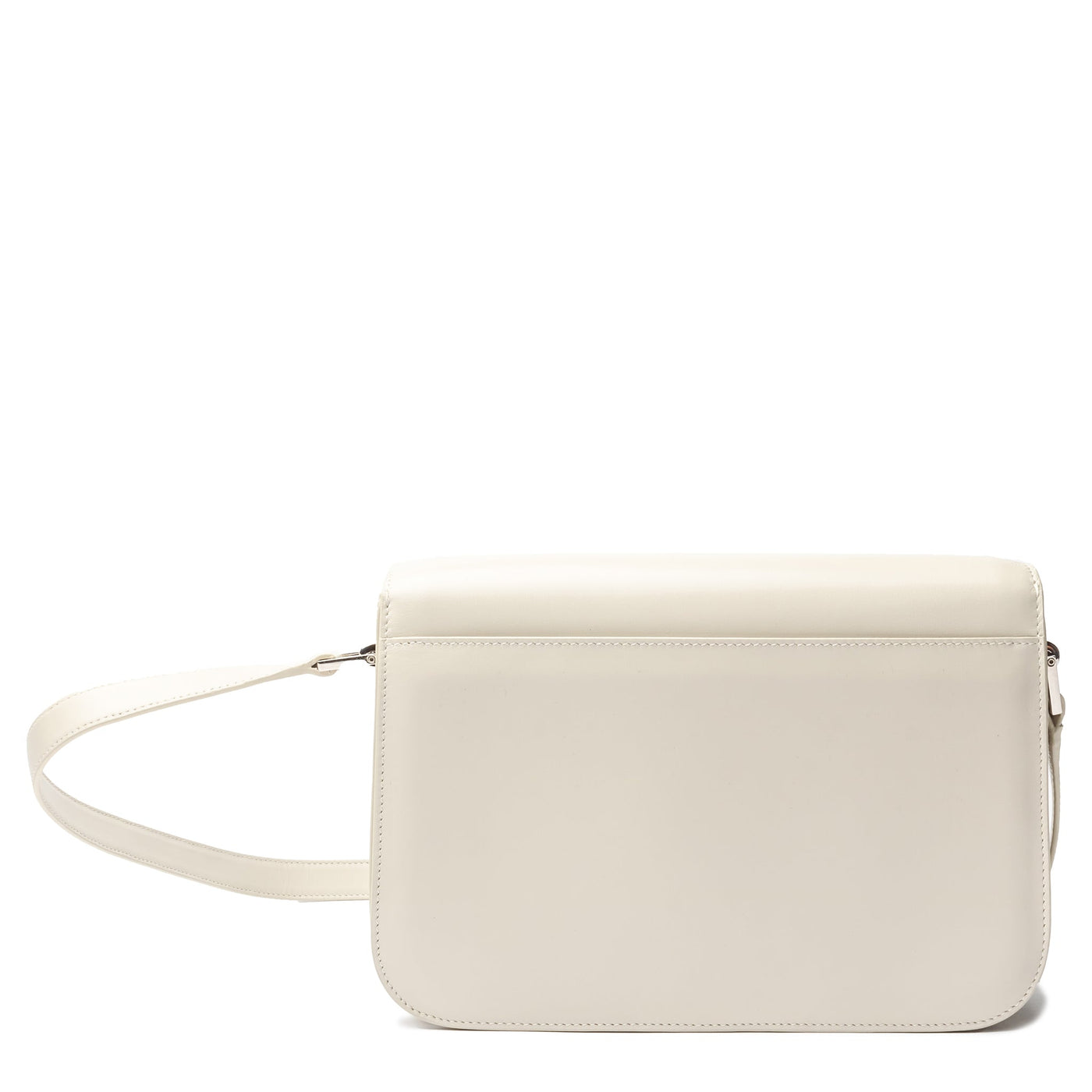 Sac à main Saint Laurent le Maillon Leather Blanc Satchel — vue 3