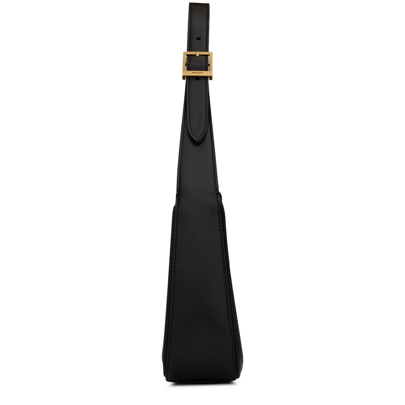 Sac Saint Laurent Logo Plaque Noir Hobo — vue 4