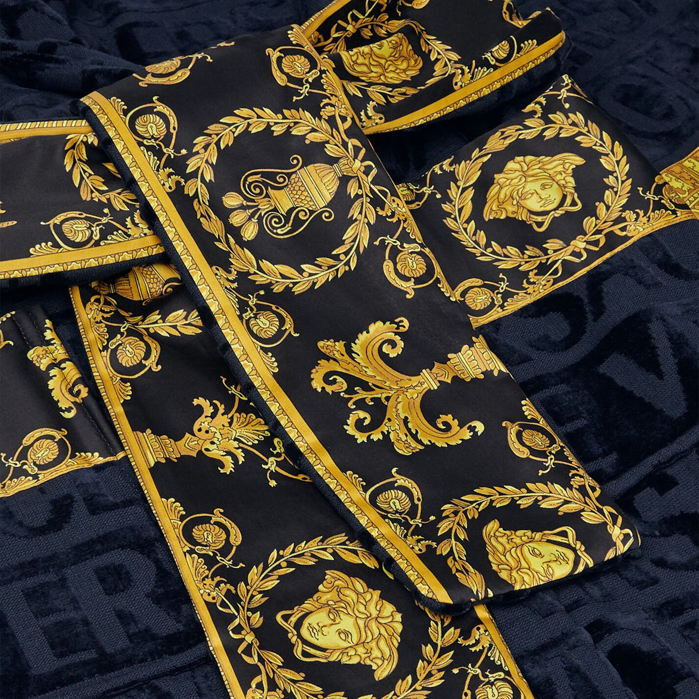 Robe Versace Baroque Marine Bathrobe — vue 2