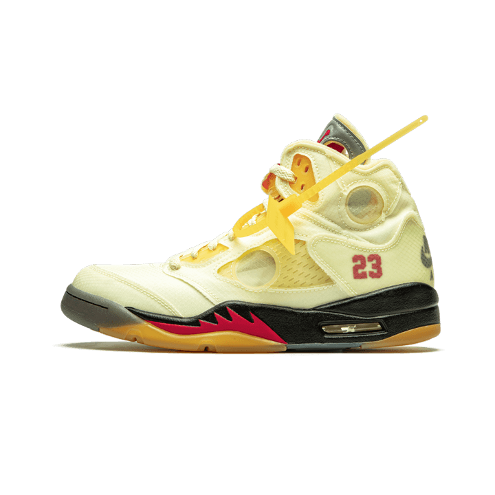 Baskets Off-White Air Jordan 5 Sail