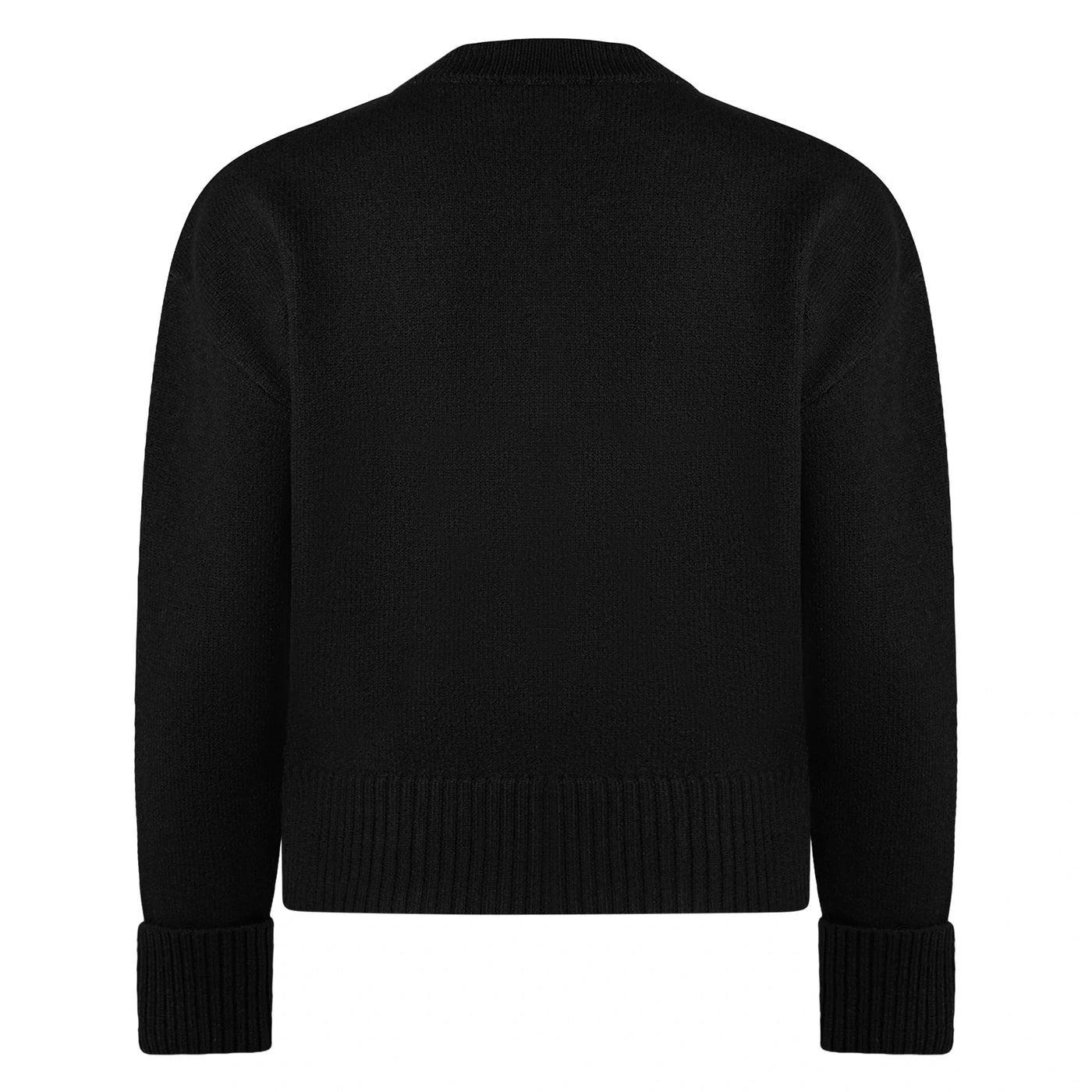 Cardigan Ami Paris AMI de Coeur Noir Rouge Cardigan — vue 4