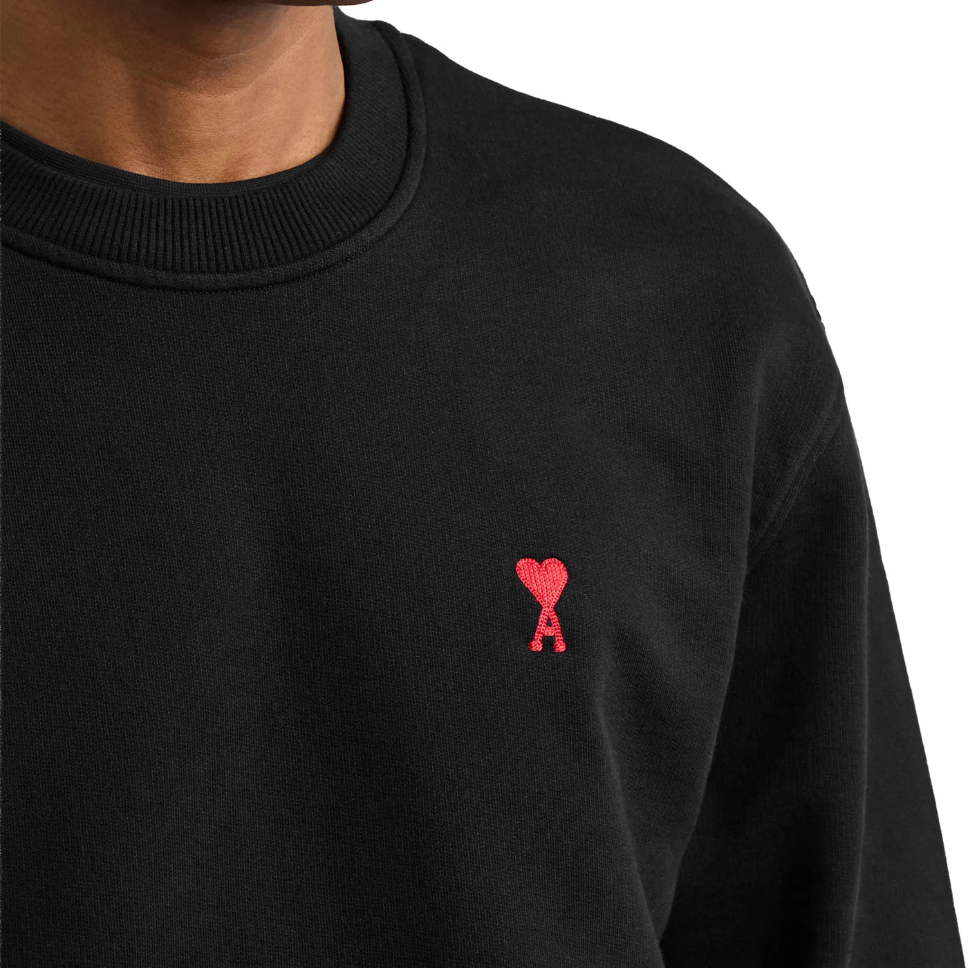 Sweat Ami Paris AMI de Coeur Noir — vue 5