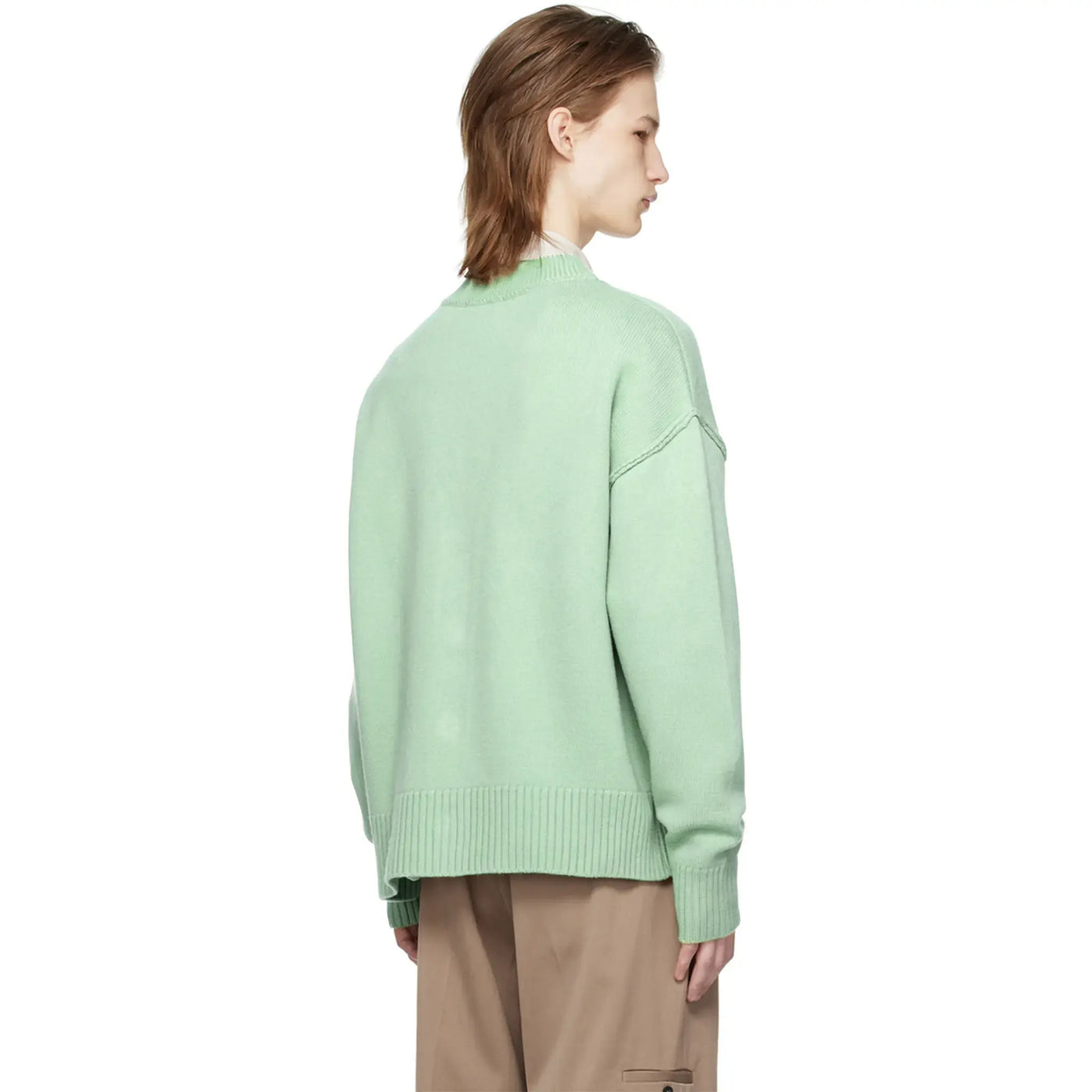 Cardigan Ami Paris AMI de Coeur Vert Cardigan — vue 2