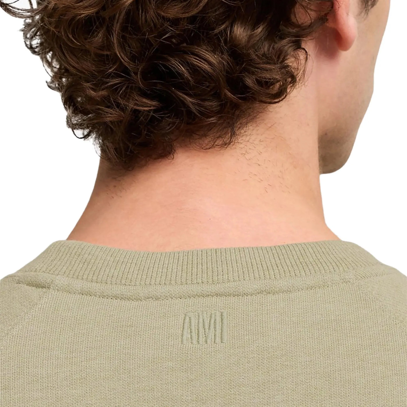 Sweat Ami Paris AMI de Coeur Vert — vue 5