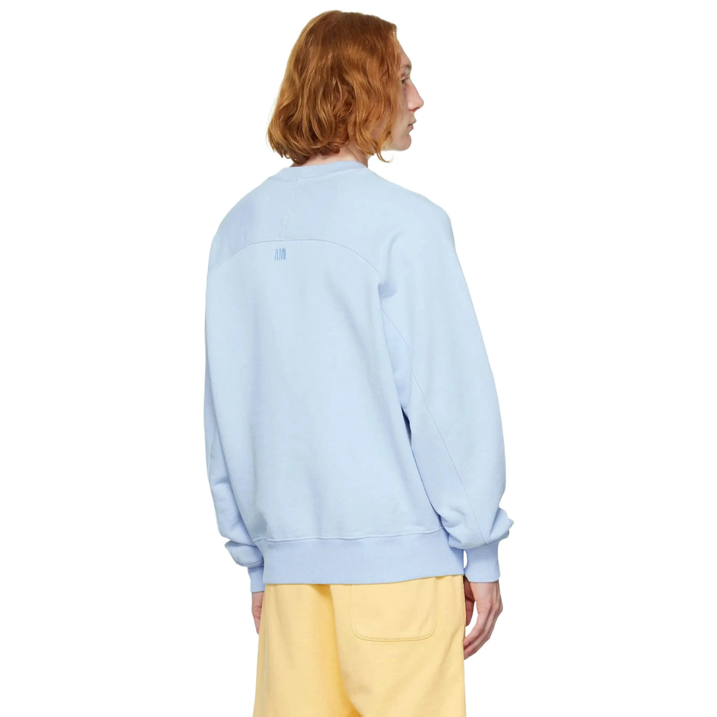 Sweat Ami Paris AMI de Coeur Tonal Boxy Fit Sky Bleu — vue 4