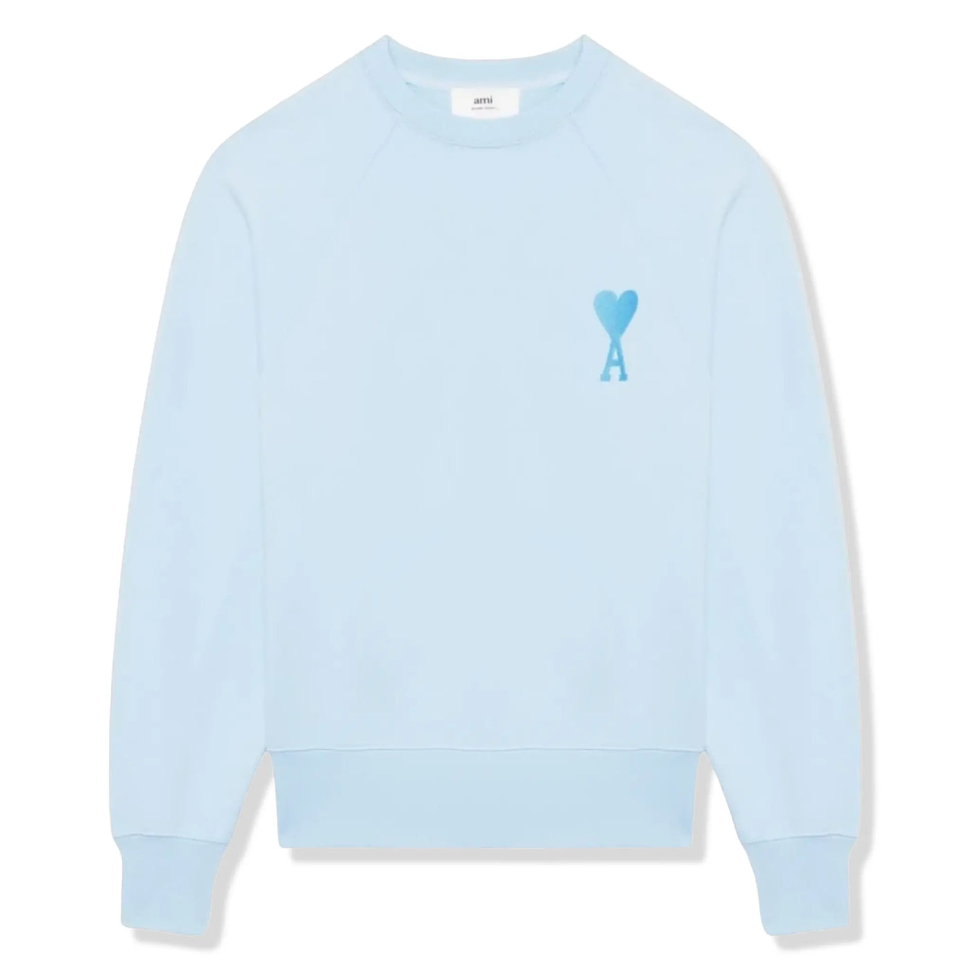 Sweat Ami Paris AMI de Coeur Tonal Boxy Fit Sky Bleu