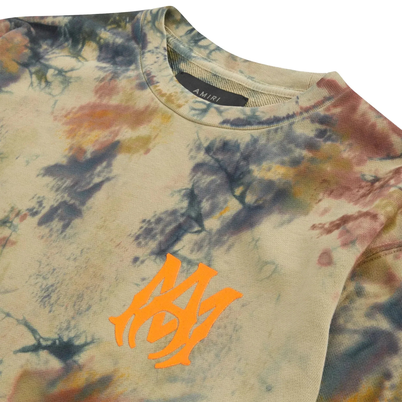T-Shirt Amiri Bones Tie Dye Vert T Shirt — vue 4