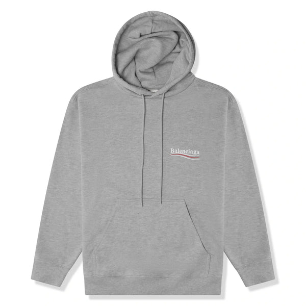 Hoodie Balenciaga Political Gris