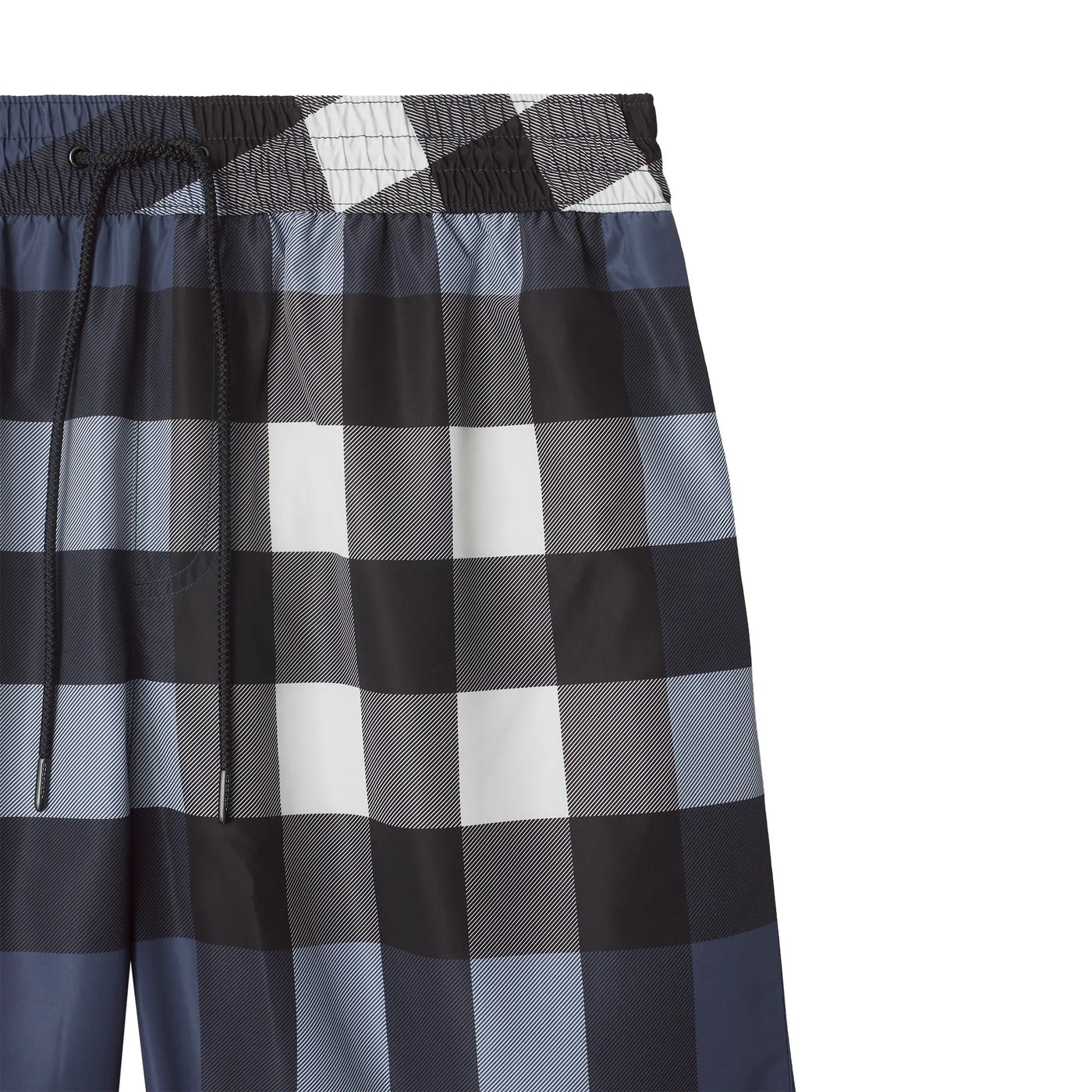 Short Burberry Check Carbon Bleu — vue 5