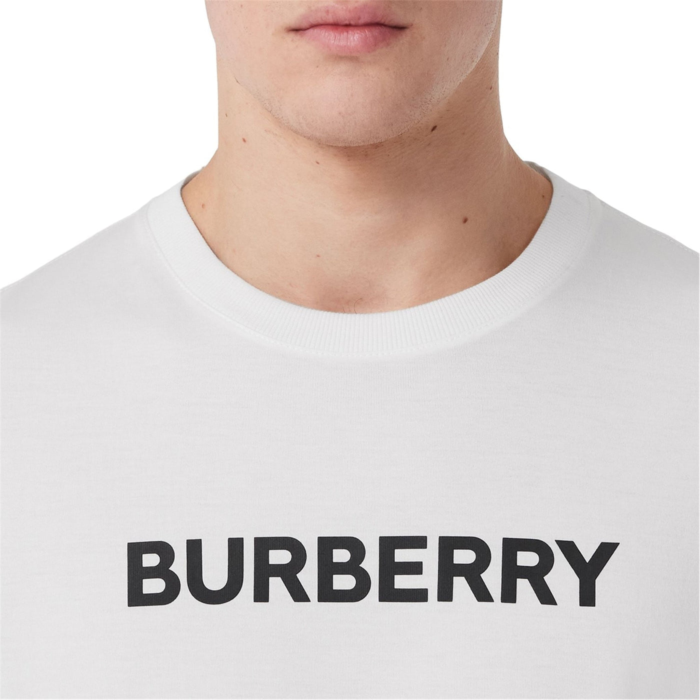T-Shirt Burberry Harriston Blanc — vue 3