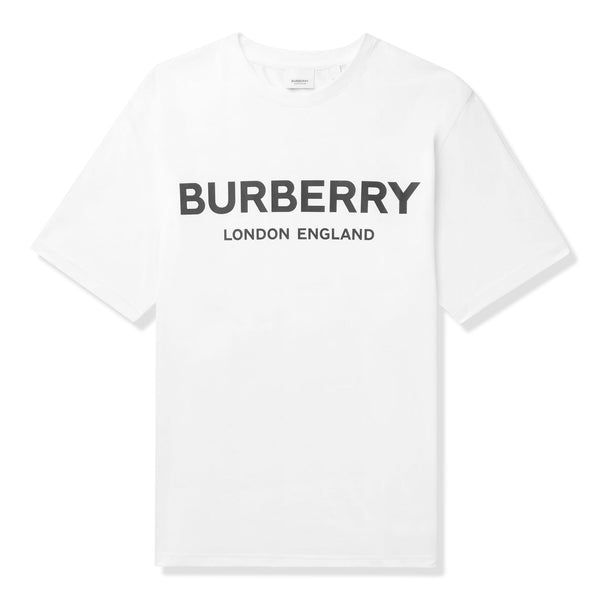 T-Shirt Burberry Letchford Logo Blanc