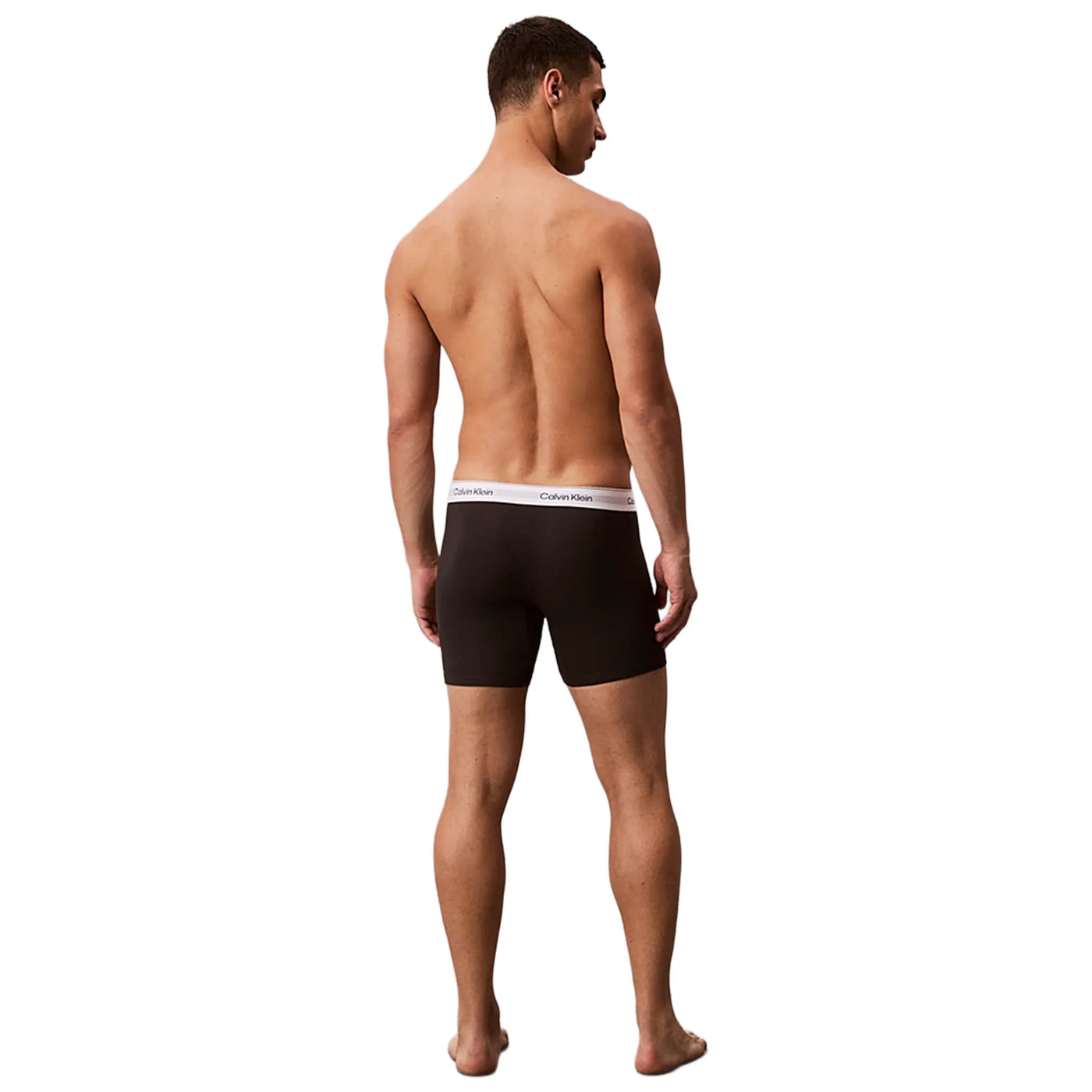 Short Calvin Klein Noir Boxer Briefs Three Pack — vue 3