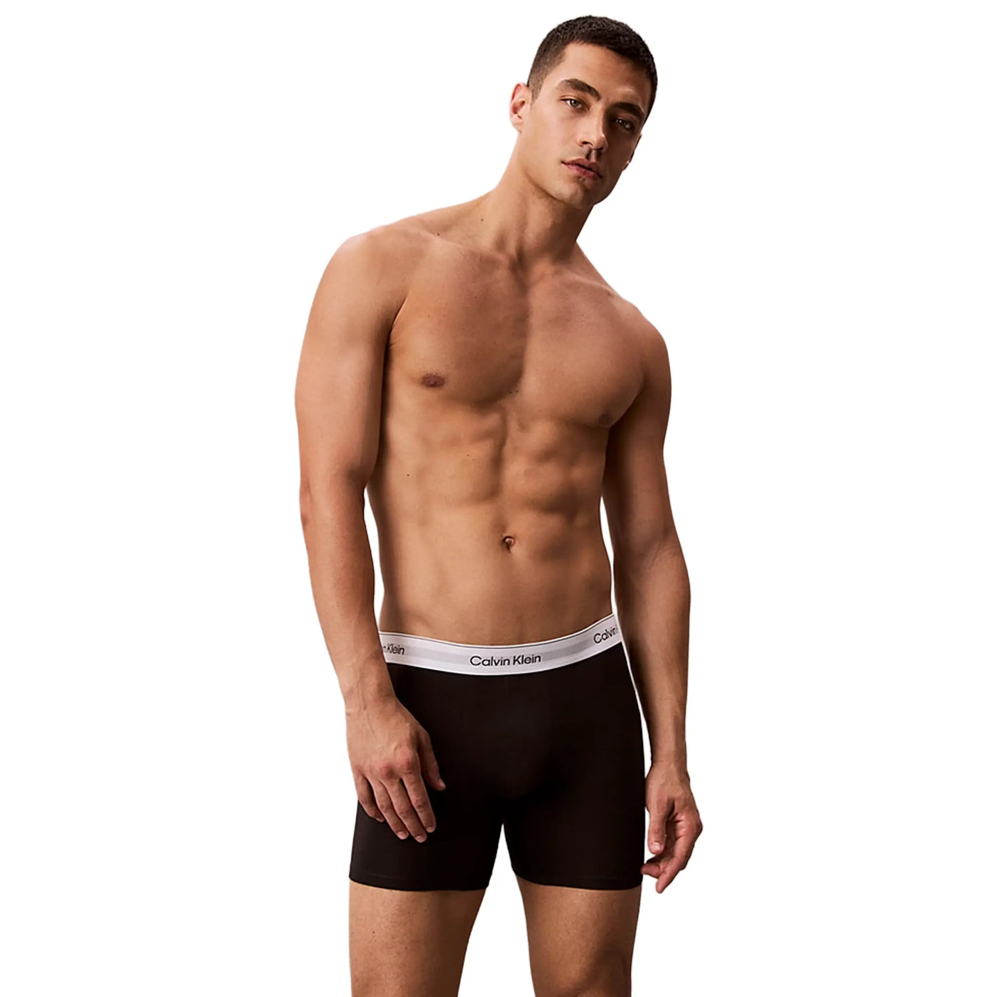 Short Calvin Klein Noir Boxer Briefs Three Pack — vue 4