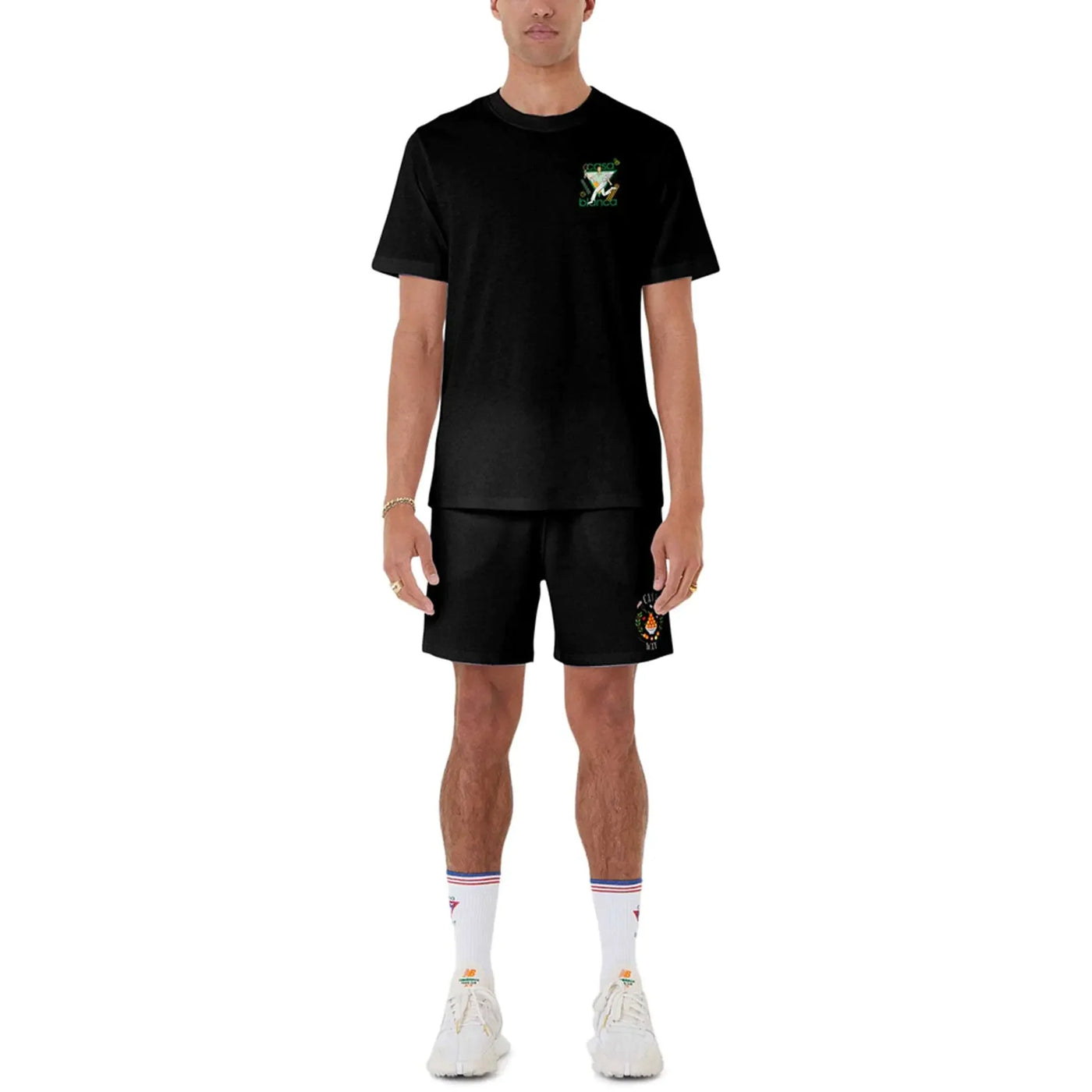 T-Shirt Casablanca le Jeu Noir T-shirt — vue 3