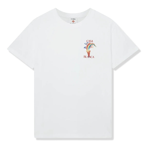 T-Shirt Casablanca Nature's Teacher Printed Blanc T-shirt