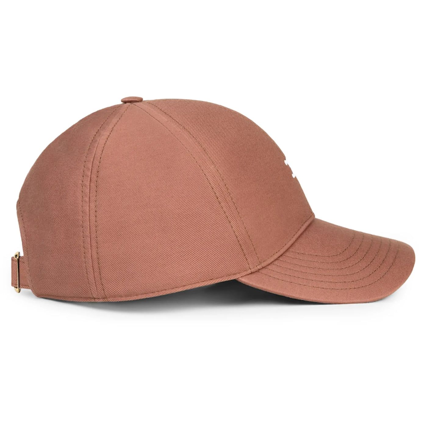 Casquette Céline Triomphe Gabardine Coton Washed Cuivre Rose Baseball — vue 3
