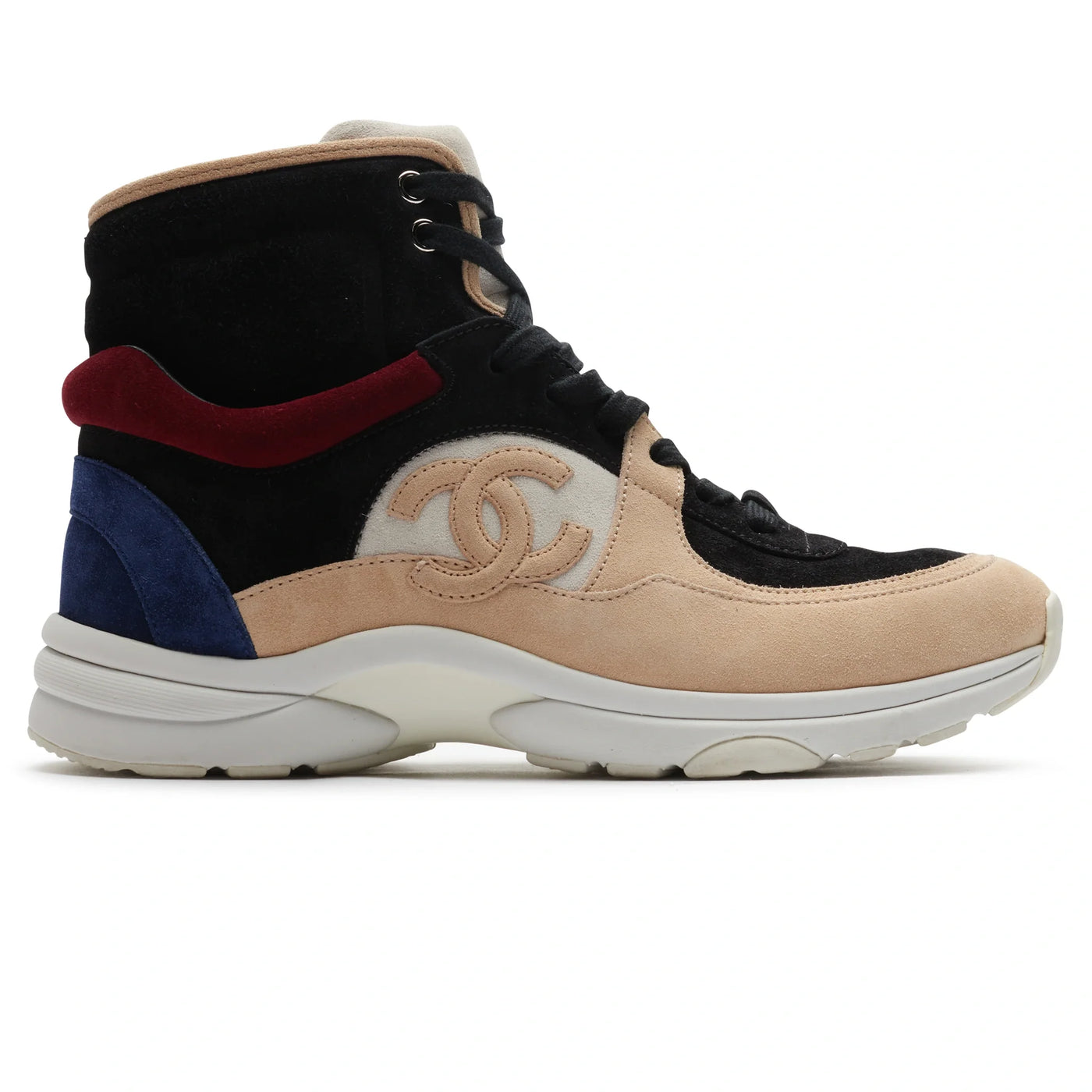 Baskets Chanel CC Cambon Tricolor High Top