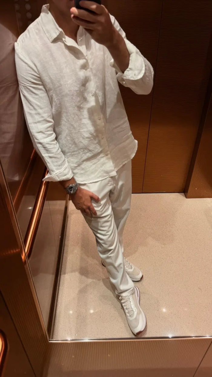 Chemise en Lin — Blanc