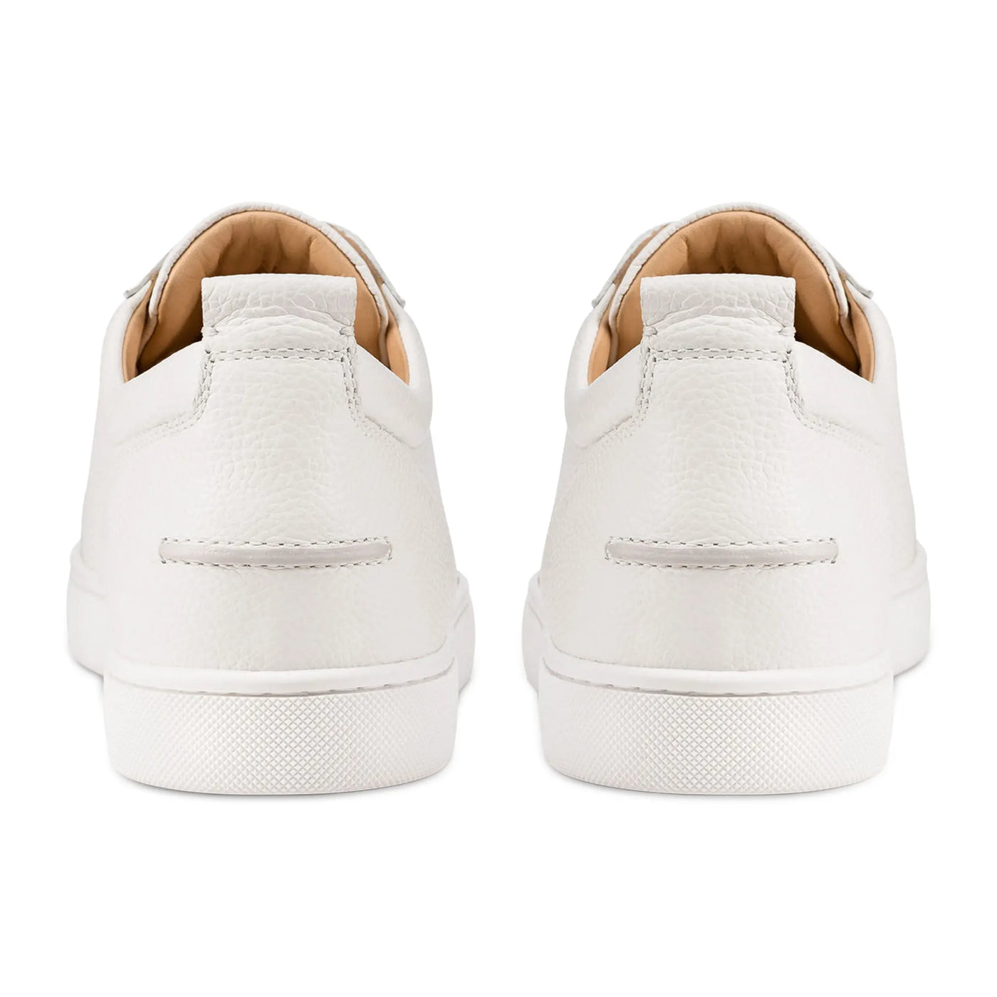 Baskets Christian Louboutin Rantulow Flat Blanc Grain — vue 4