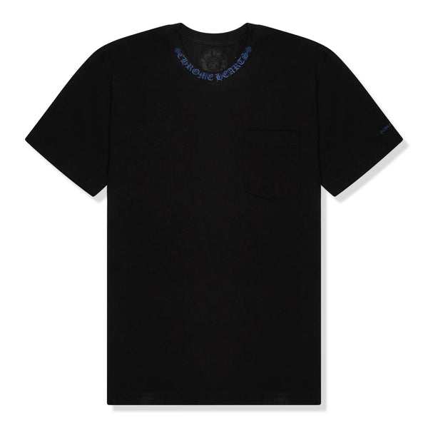 T-Shirt Chrome Hearts 1988 Neck Logo Noir Bleu T Shirt