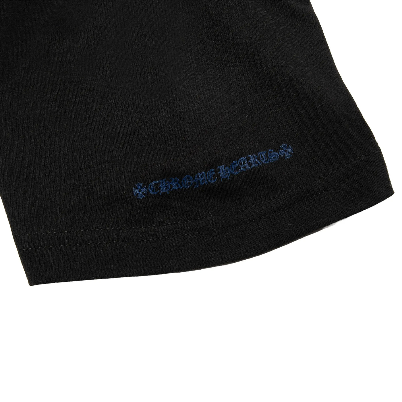 T-Shirt Chrome Hearts 1988 Neck Logo Noir Bleu T Shirt — vue 6