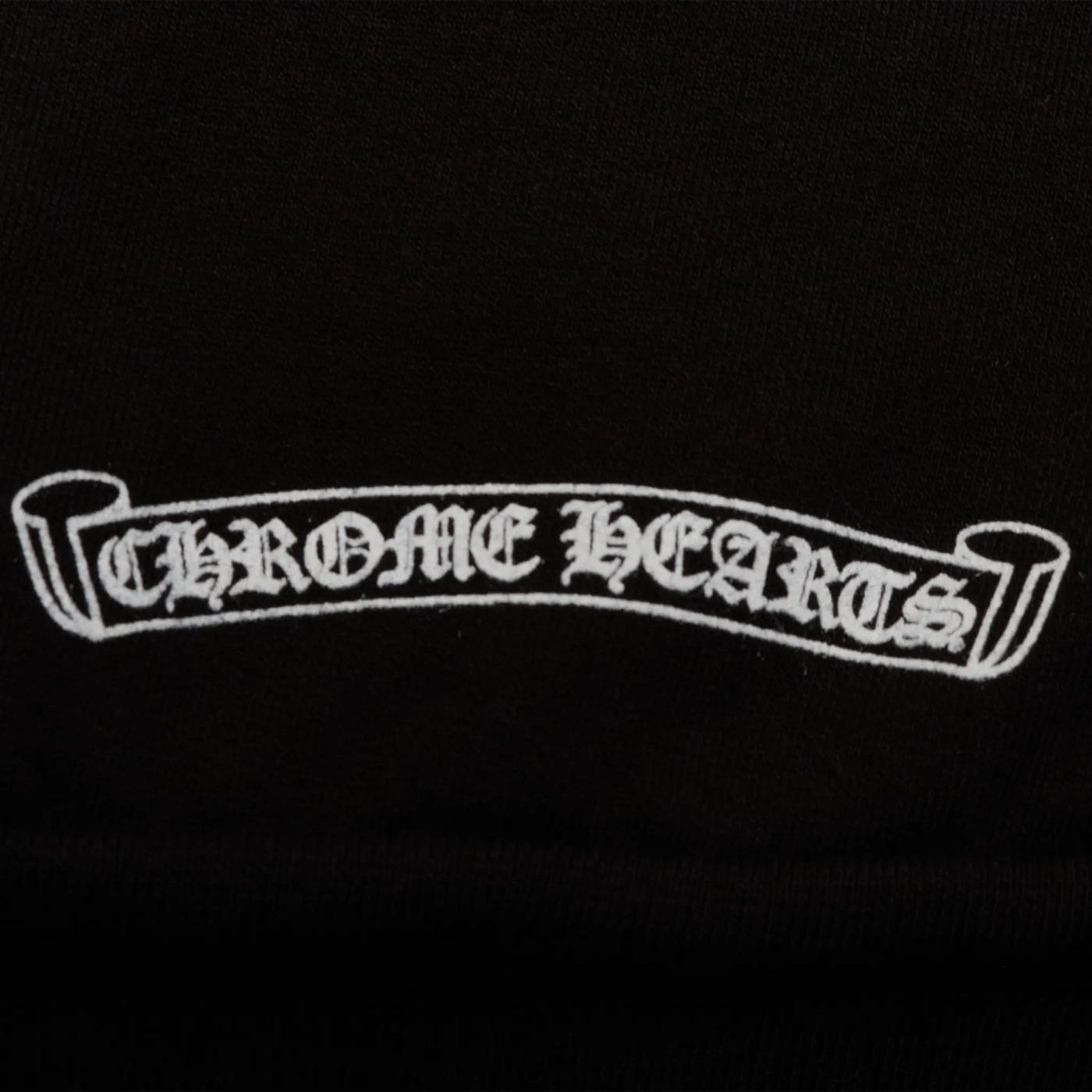 Sweat Chrome Hearts 1998 Neck Logo Noir Blanc — vue 5
