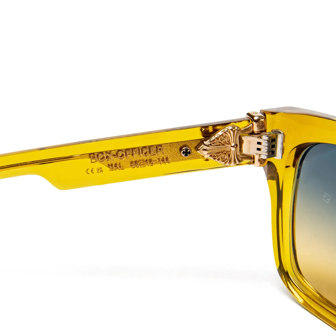 Lunettes de soleil Chrome Hearts Box Officer Malt — vue 7