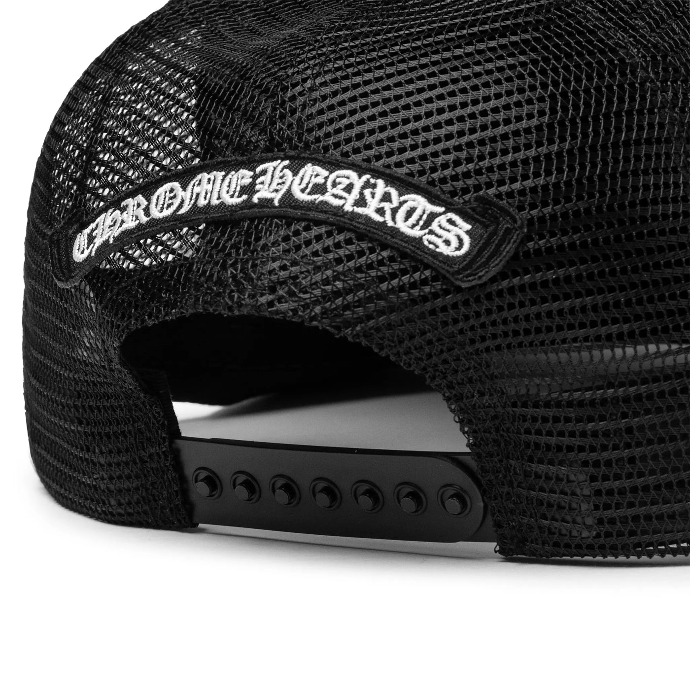 Casquette Chrome Hearts Cemetery Noir Blanc Trucker — vue 4