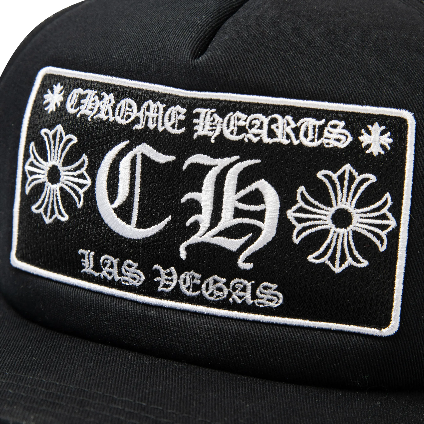 Casquette Chrome Hearts CH Las Vegas Noir Trucker — vue 3