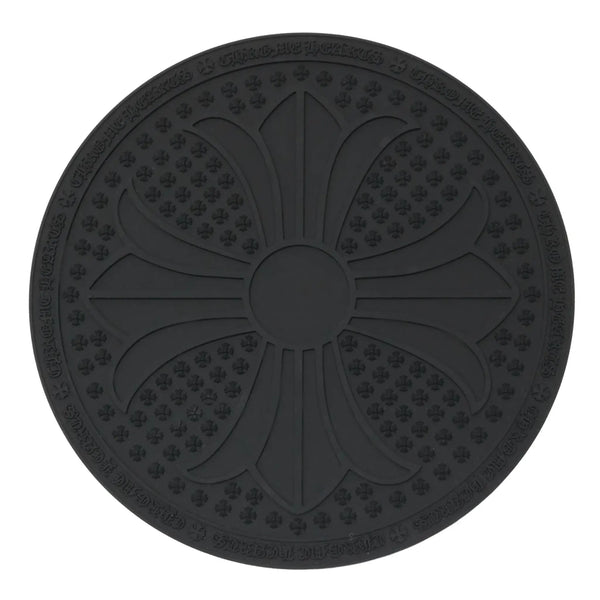 Coussin Chrome Hearts Cross Logo Round Noir Rubber Mat
