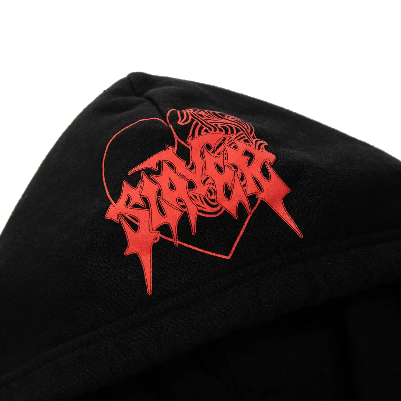 Hoodie Chrome Hearts Deadly Doll Online Exclusive Noir Rouge — vue 4