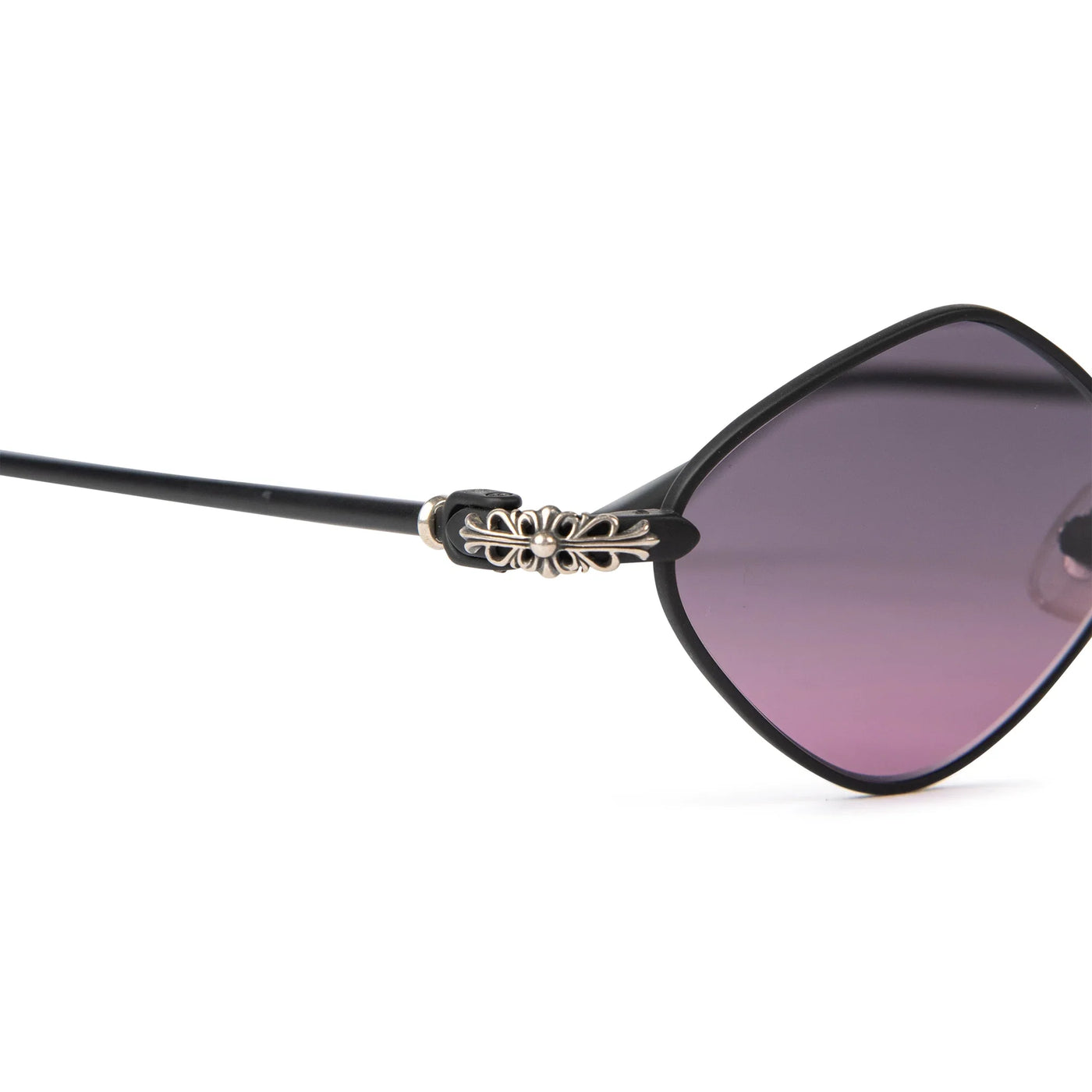 Lunettes de soleil Chrome Hearts Diamond Dog Matte Noir — vue 3