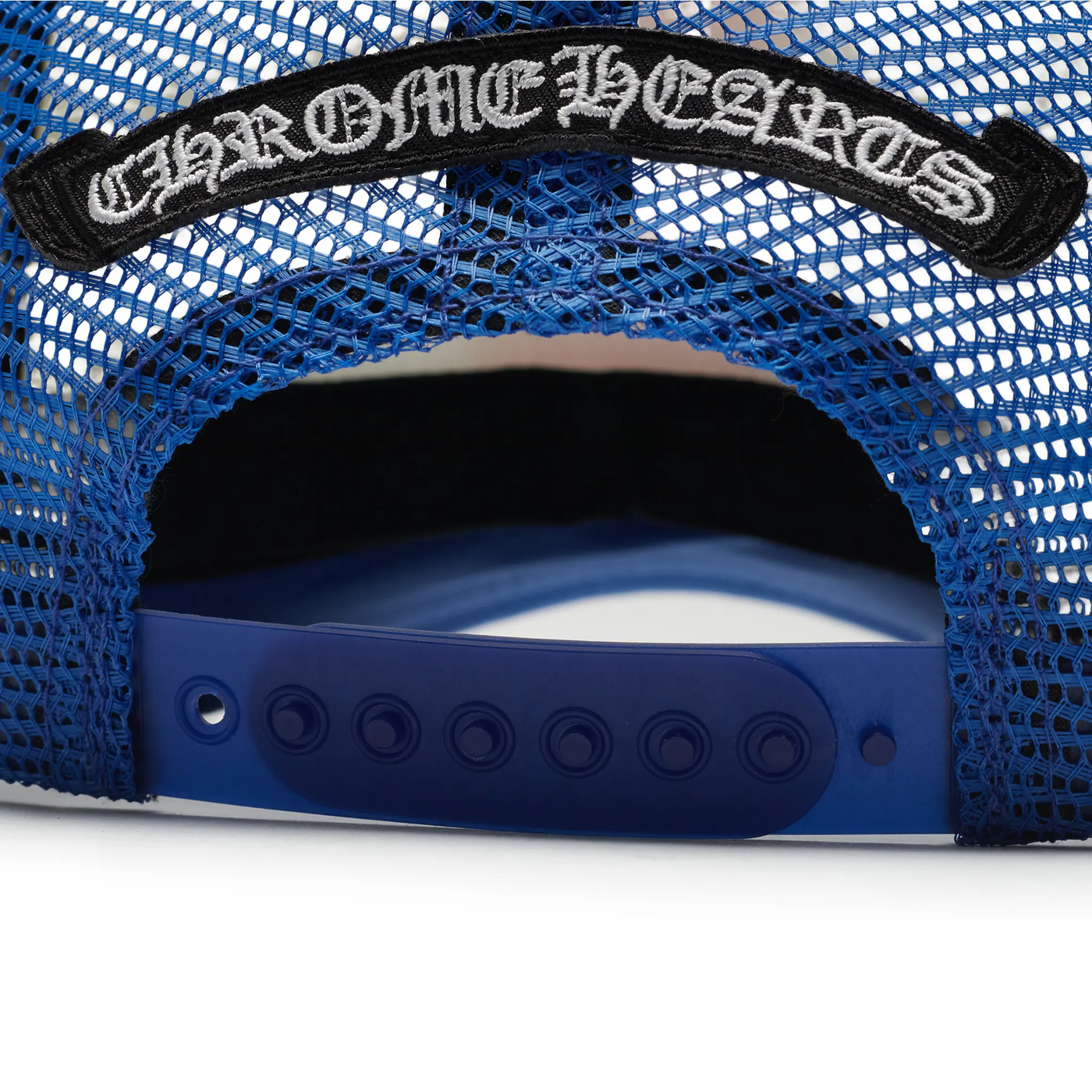 Casquette Chrome Hearts Eyechart Bleu Blanc Rouge Trucker — vue 6