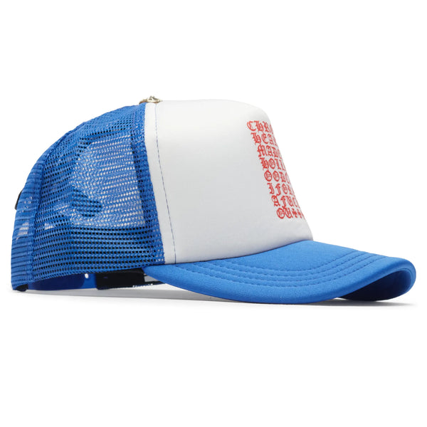 Casquette Chrome Hearts Eyechart Bleu Blanc Rouge Trucker