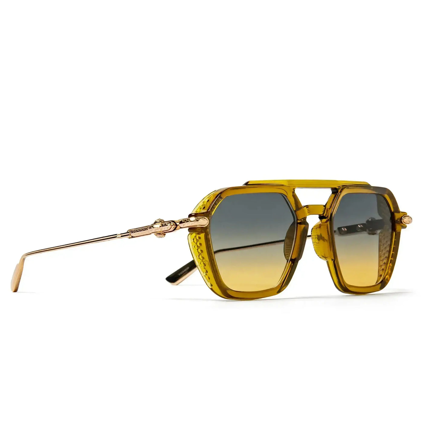 Lunettes de soleil Chrome Hearts Fuckery Malt Or