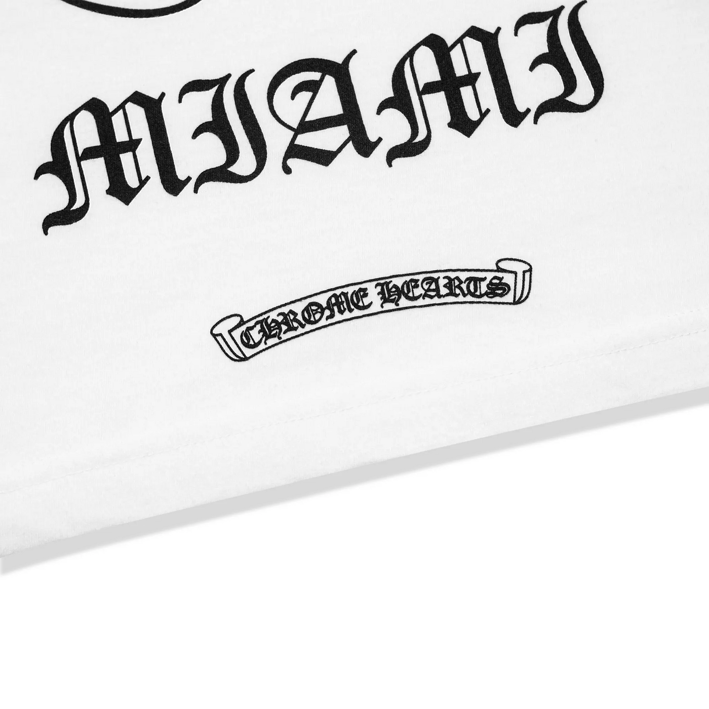 T-Shirt Chrome Hearts Horse Pocket Miami Exclusive Blanc T-shirt — vue 5