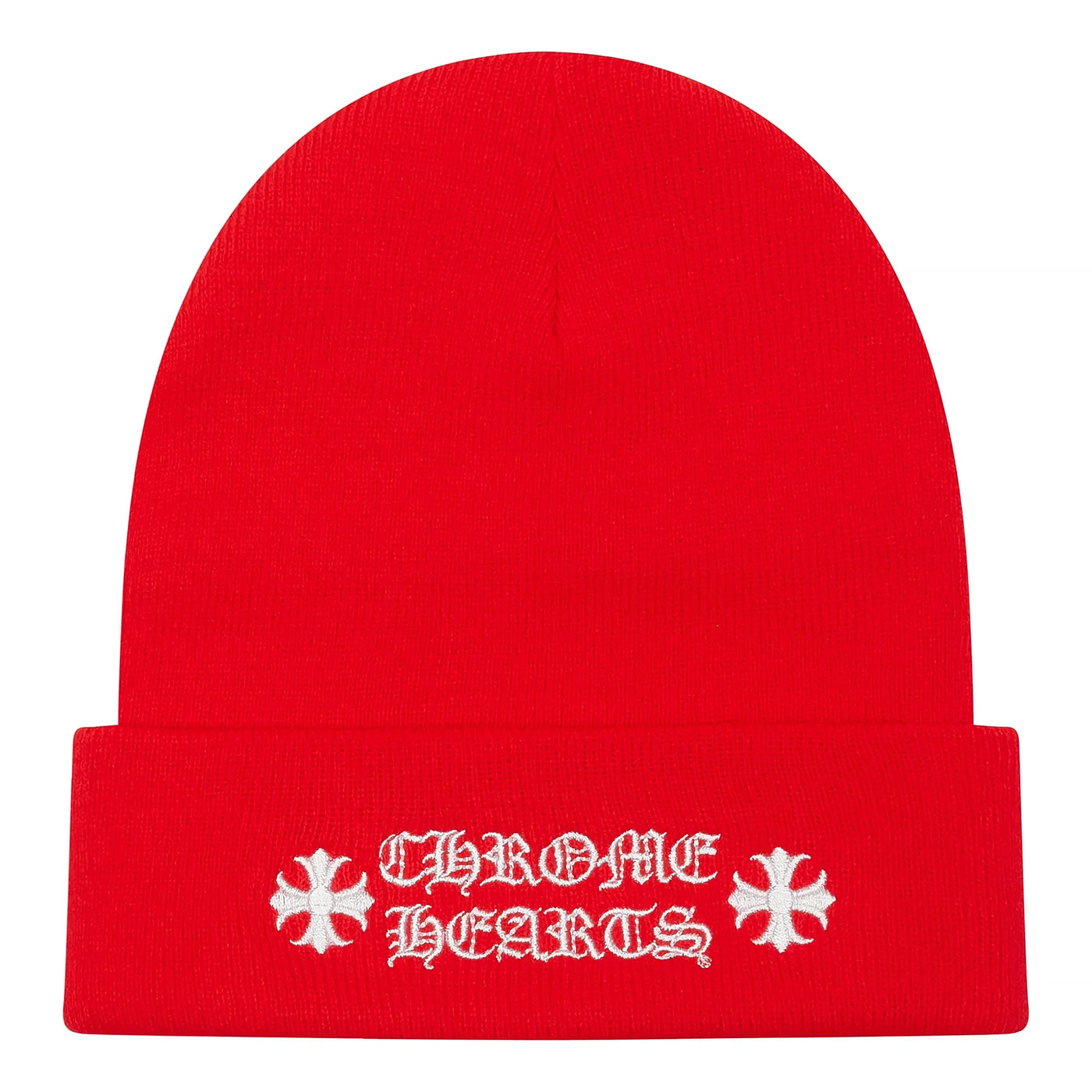 Bonnet Chrome Hearts Logo Rouge