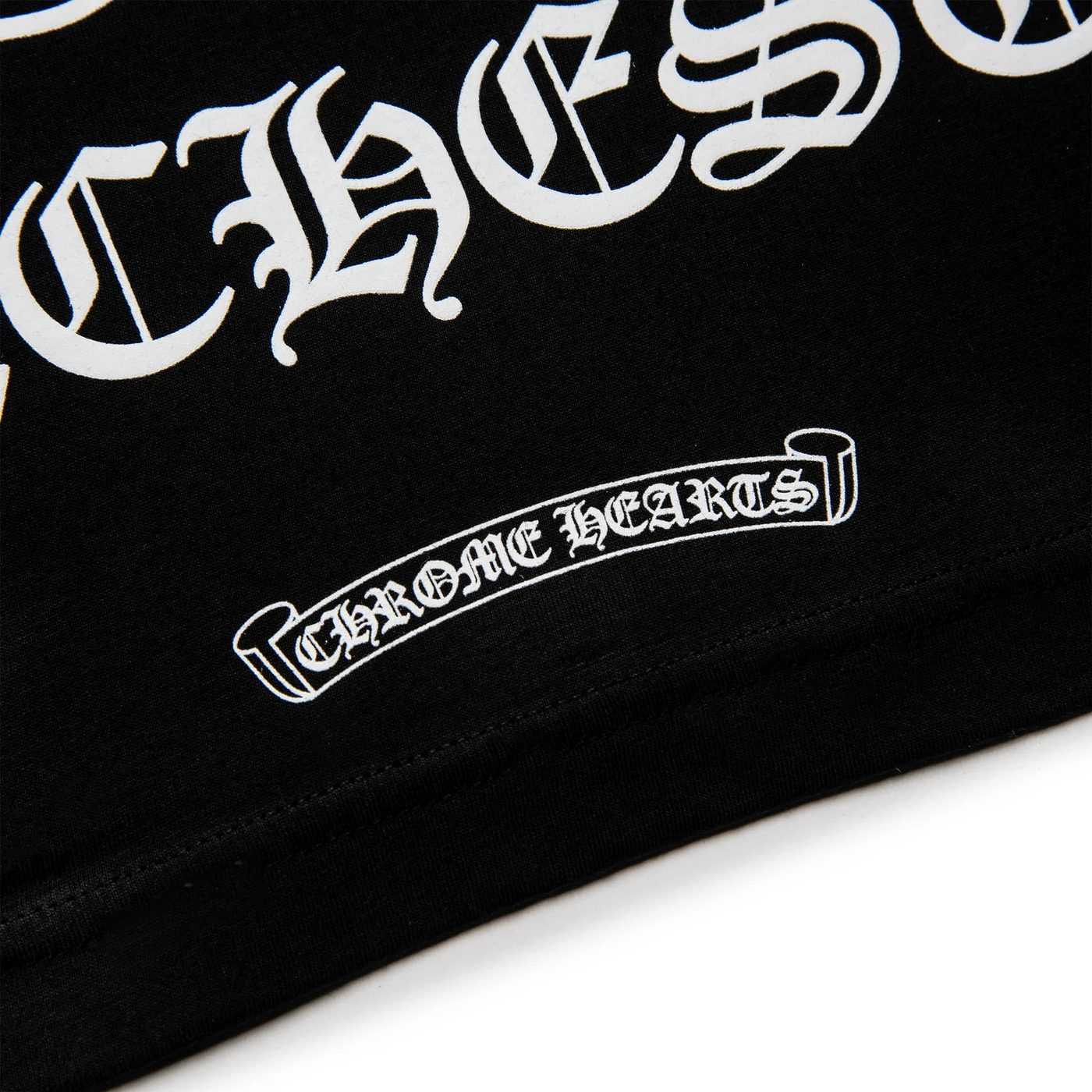 T-Shirt Chrome Hearts Manchester Exclusive Horse Pocket Logo L/S Noir T Shirt — vue 7