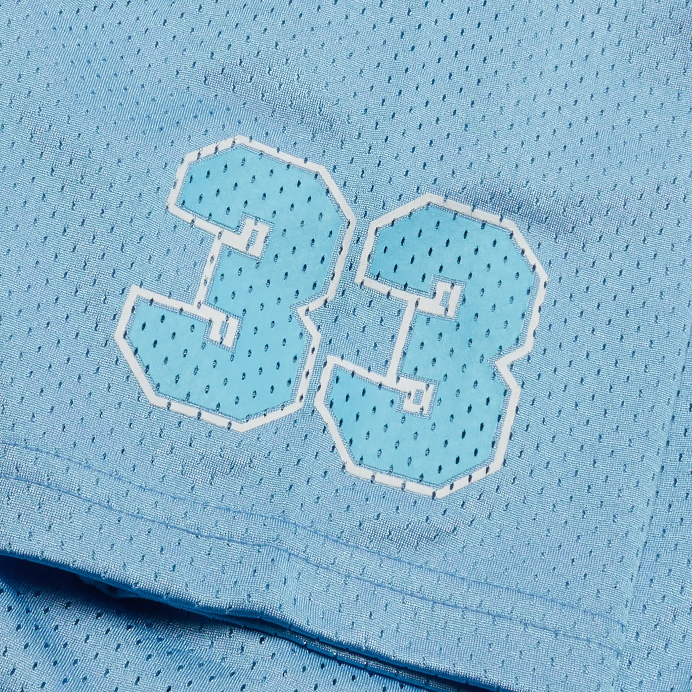 Short Chrome Hearts Stadium Mesh Bleu Jersey — vue 5