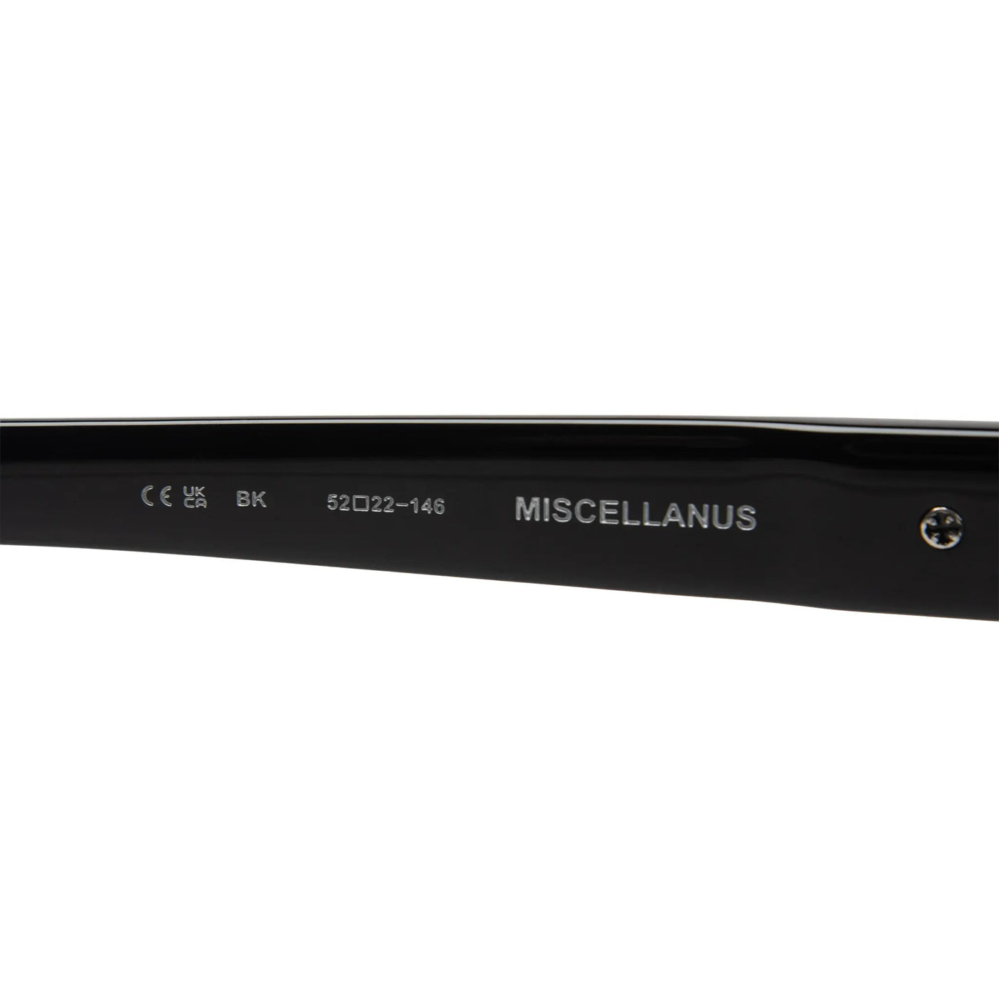 Lunettes de soleil Chrome Hearts Miscellanus Noir Foncé Gris — vue 9