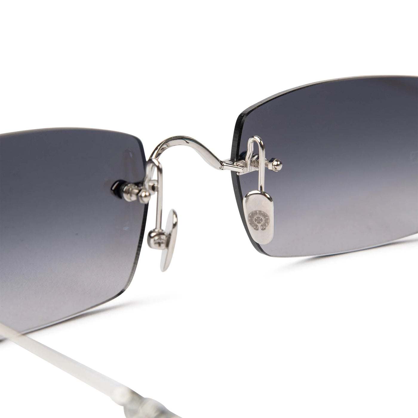 Lunettes de soleil Chrome Hearts Pills III Argent Noir — vue 7