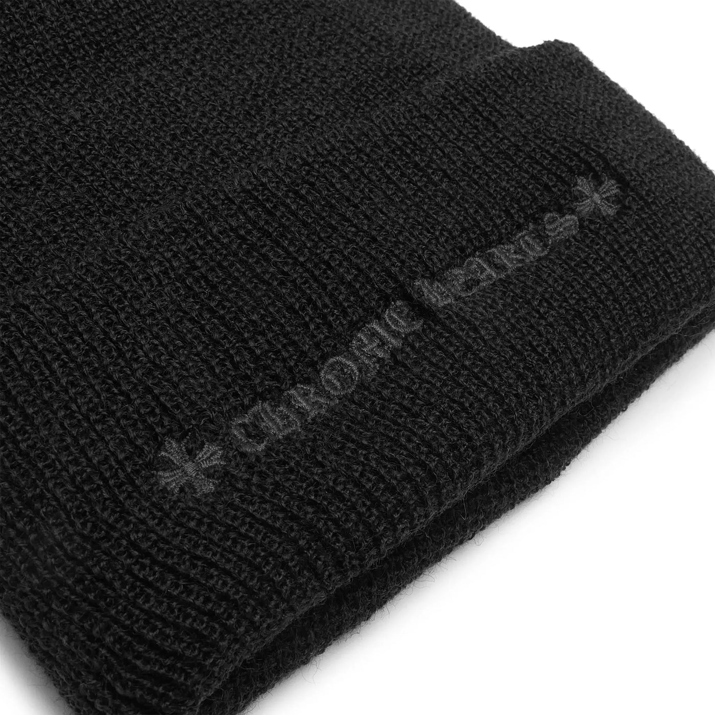 Bonnet Chrome Hearts Plus Cross Noir — vue 4