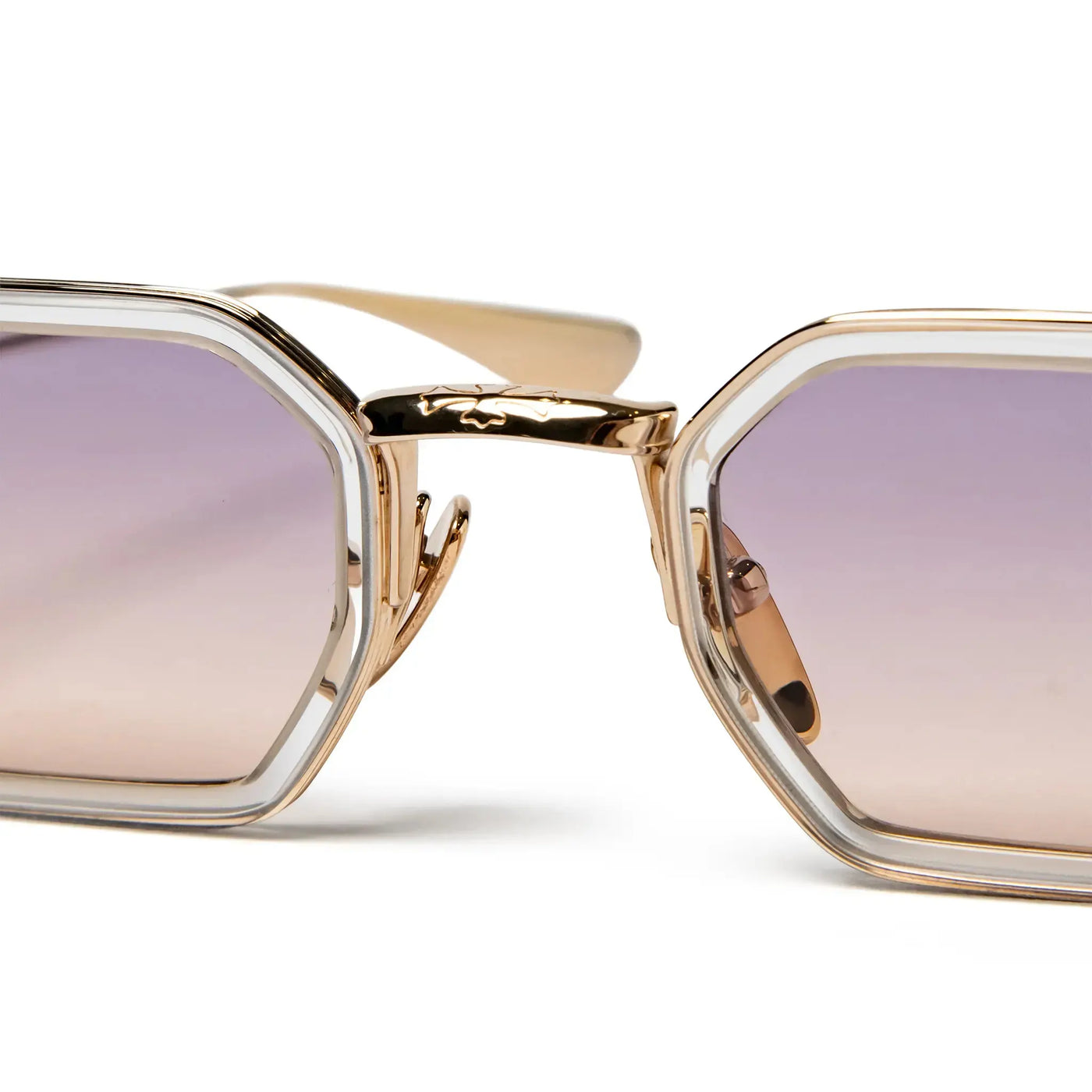 Lunettes de soleil Chrome Hearts Stylida Crystal Or Gradient — vue 4
