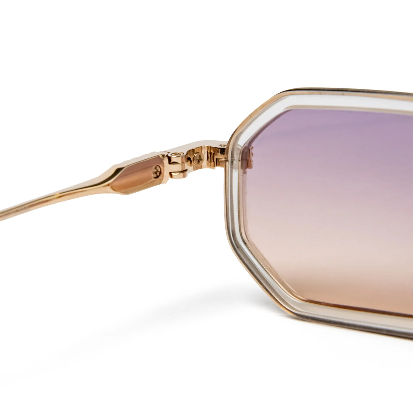 Lunettes de soleil Chrome Hearts Stylida Crystal Or Gradient — vue 6