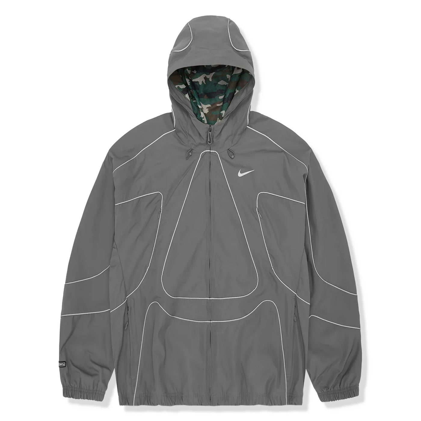 Veste Nike Corteiz × Gully Gris Track