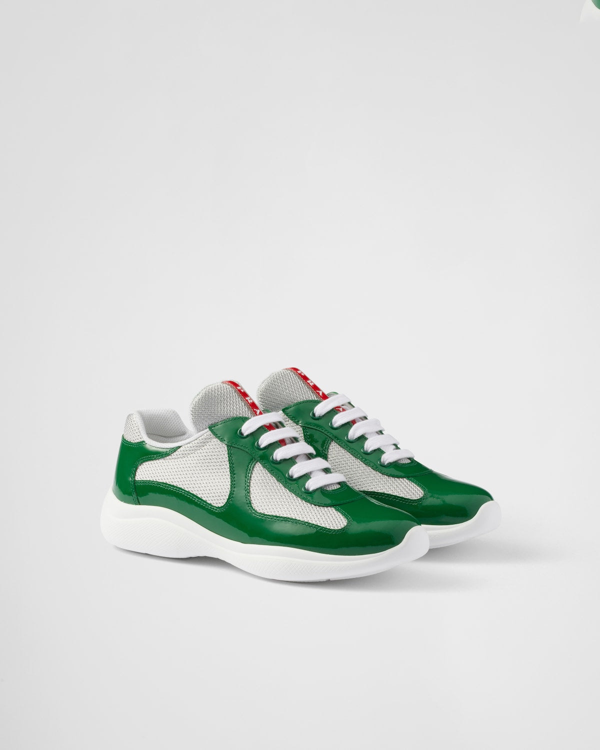 Baskets Prada Cup Vert — vue 2