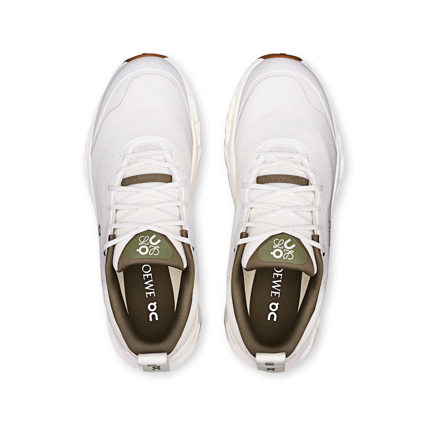 Baskets Loewe on Cloud Blanc Kaki — vue 5