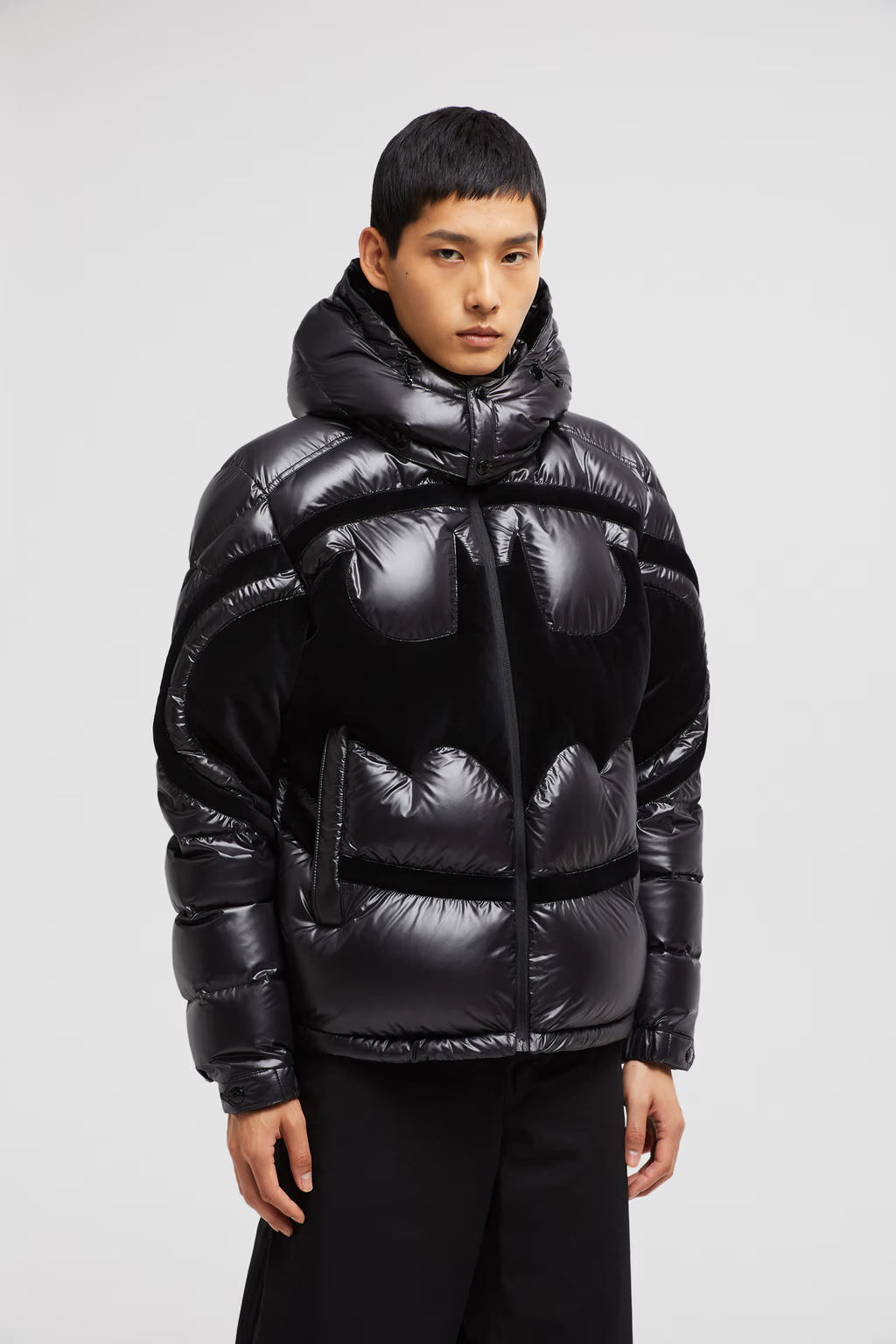 Doudoune Moncler Solander Batman Noir — vue 3