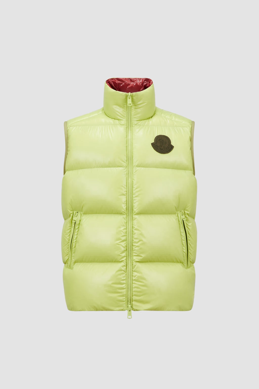 Doudoune Moncler Sans Manche Sumido Vert Citron — vue 2
